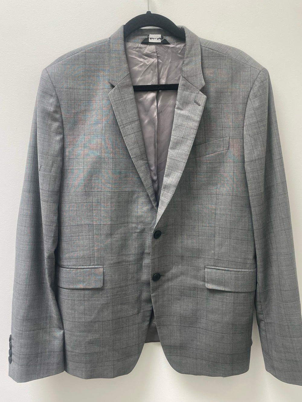 Paul Smith for Barney’s 100% Wool Grey Check Sport Coat Blazer Size 42R